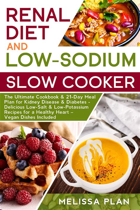 Renal Diet And Low Sodium Slow Cooker The Ultimate Cookbook And 21 Day