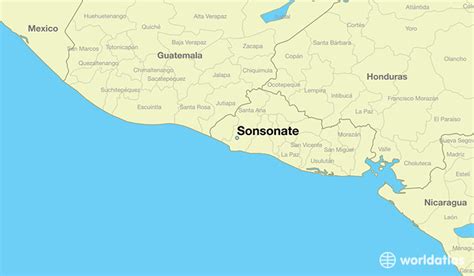 Where Is Sonsonate El Salvador Sonsonate Sonsonate Map