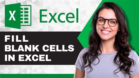 How To Fill Blank Cells Microsoft Excel Tutorial YouTube