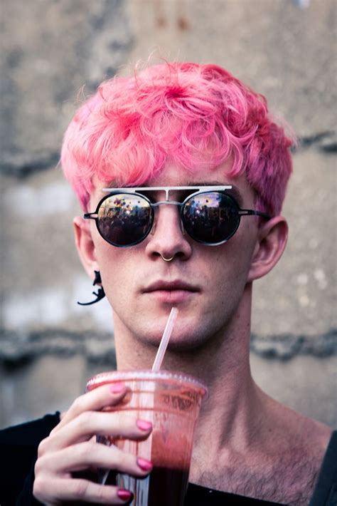 Mens Pink Hair All About Hair For Men Pink Hair Colour For Men