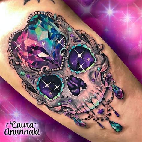 💖laura anunnaki 💖 on instagram “💀🌈the mexican sugar skull appeared in substitution to the sku
