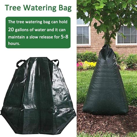 20 Gallon Agricultural Drip Irrigation Plants Tree Watering Bag Reusable Slow Release Hanging