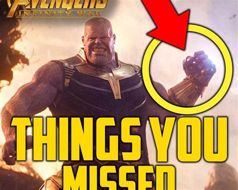 Avengers Infinity War Trailer 2 Things You Missed The Game Of Nerds