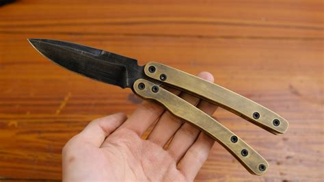 Making A Butterfly Knife From Scrap Youtube