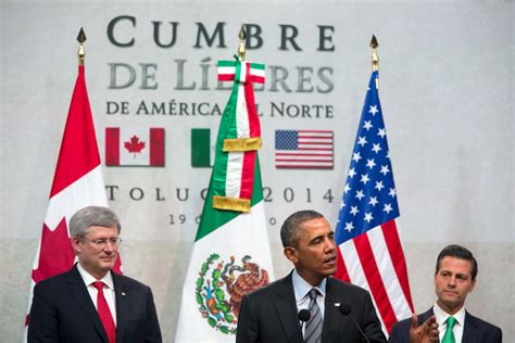 President Obama Travels To Mexico For The North American Leaders