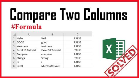 How To Compare Two Sheets In Excel For Matches Using Vlookup