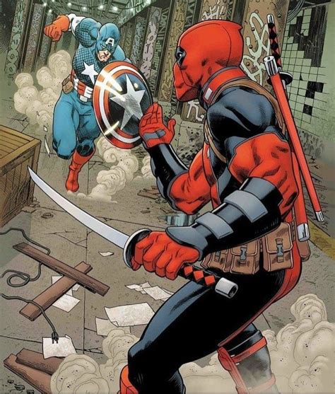 Captain America Vs Deadpool Marvel Comics Hq Marvel Marvel Comic