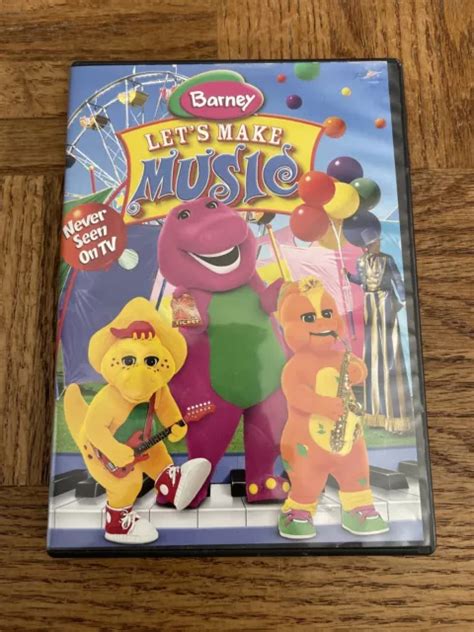 Barney Lets Make Music Dvd 3988 Picclick