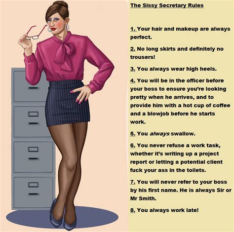 Sissy Secretary Captions Xxgasm