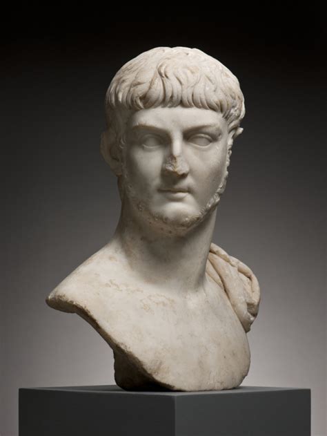 Tiberius Julius Caesar Nero Gemellus - Design is fine. — Bust of Nero Julius Caesar, 20/25 AD. Marble....