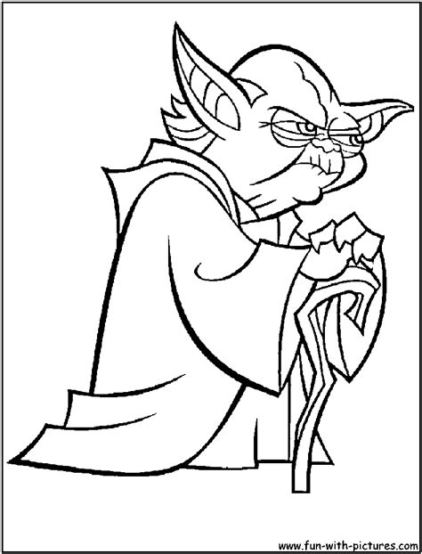 Despite his small stature and seeming harmlessness, master yoda is one of the most powerful jedi knights. Master Yoda Coloring Page