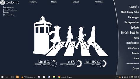 Doctor Who Setup Rrainmeter