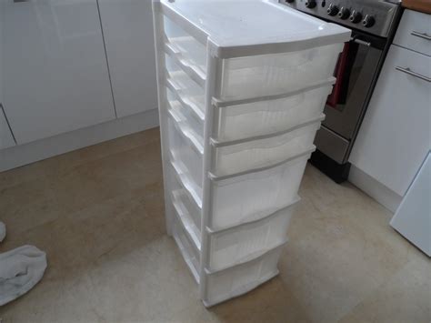 Contico 6 Drawer Plastic Storage White In Ss9 Sea For £1500 For Sale