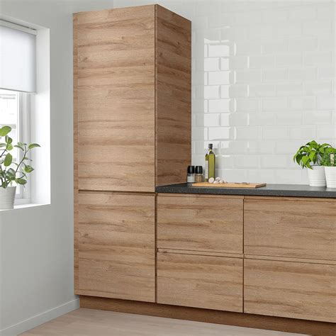 VOXTORP Door, oak effect, 60x80 cm - IKEA in 2021 | Ikea, Ikea kitchen ...