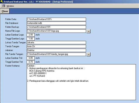 Download contoh tanda terima barang. Software / Program Krishand Kwitansi - Cetak Bukti ...