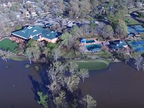Drones Eye View Of Southern Trace Flooding