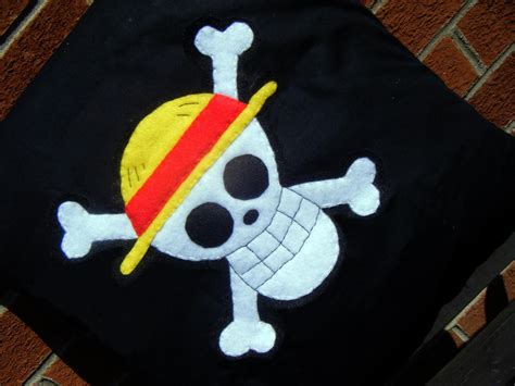 One Piece Pirates Straw Hat Skull Luffy Jolly Rodger Flag