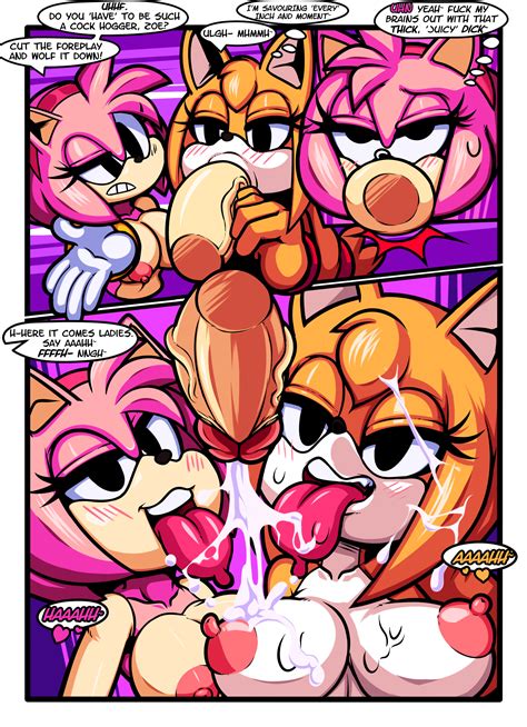Rule 34 Amy Rose Anthro Big Breasts Big Penis Breasts Canine Chaotix