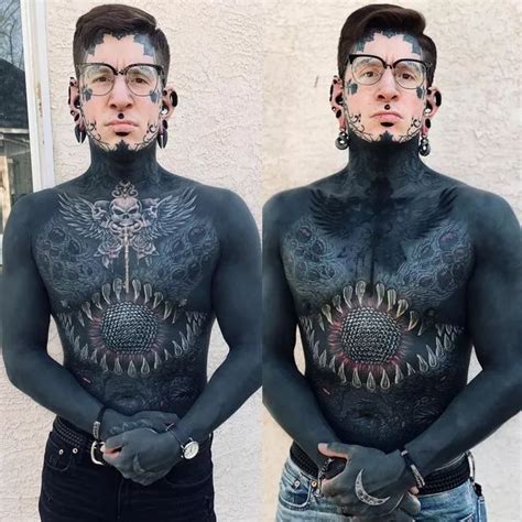 Tattooed Man Who Covered His Entire Body In Ink Shares Transformation