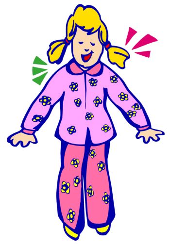 Girl Pajamas Clip Art Clipart Best