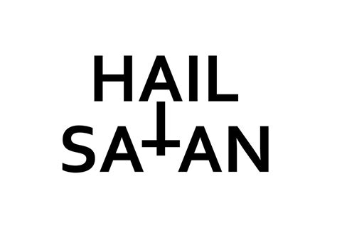 Hail Satan Antichrist Poster By Shawlin I Displate