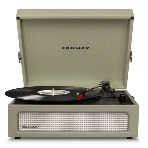 Crosley Voyager Portable Turntable Sage At Gear4music