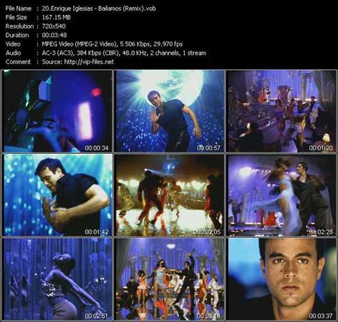 Enrique Iglesias Videos Download Enrique Iglesias Music Video Bailamos