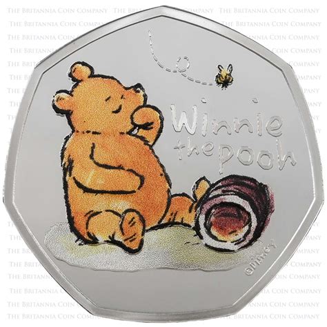 2020 Winnie The Pooh 50p Silver Proof The Britannia Coin Company