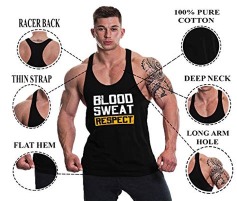 Buy The Blazze Men S Tank Tops Muscle Gym Bodybuilding Vest