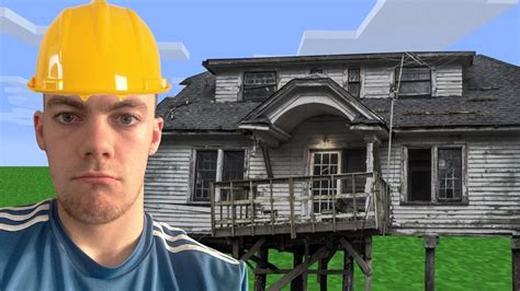 Building A Minecraft House Disaster Youtube
