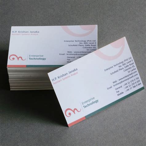 Litrain Print Professional Business Card Printing In Sri Lanka