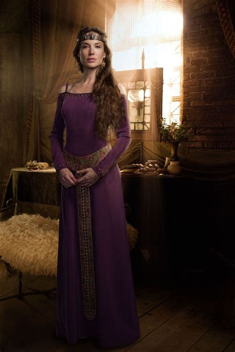 Camelot Tv Series Starz Claire Forlani As Igraine Medieval Dress