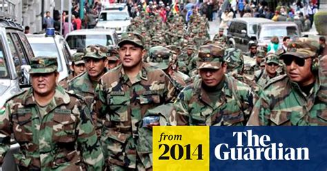 bolivia s military leaders dismiss hundreds of soldiers for sedition bolivia the guardian