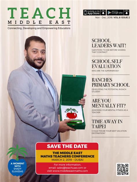 Teach Middle East Magazine Nov Dec 2018 Issue 2 Volume 6 Teach Middle