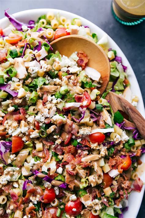 Recipe via chelseasmessyapron #easy #recipe #oreo #birthday #layered #homemade #nobakedessert. Portillo's Chopped Salad (Creamy Dressing!) | Chelsea's ...