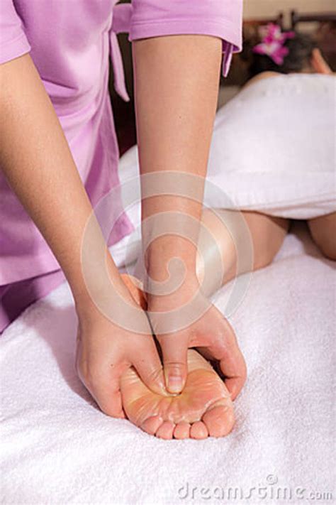 Spa Foot By Touch Stock Image Image Of Health Therapy 42603823