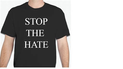 Stop The Hate Protest T Shirt Black Lives Matter Civil Etsy