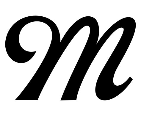 M Letter Cursive Letters Fancy Calligraphy Letters Lettering Hot Sex