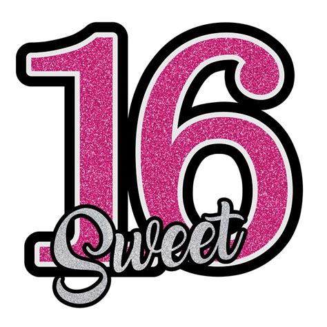 Happy 16th Birthday Sweet Sixteen Happy Birthday Printable