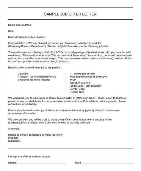 Basic Job Letter Templates 8 Free Word Pdf Format Download Free