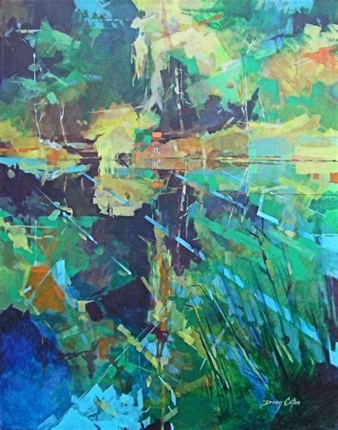 Cannop Ponds Acrylic Painting By Doug Eaton Painting Acrylic