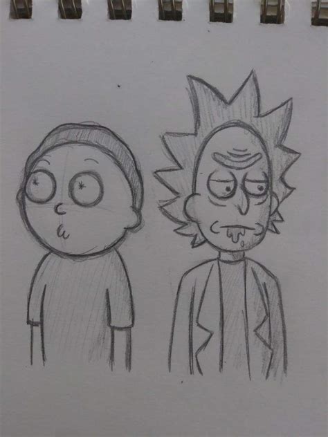I Decided To Draw Rick And Morty For The First Time Rick And Morty Amino