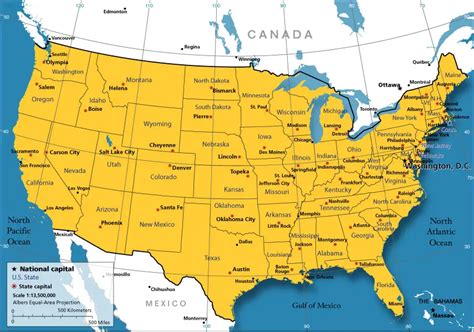 Mapa De Estados Unidos Sin Nombres Mapa Mudo De Ee Uu