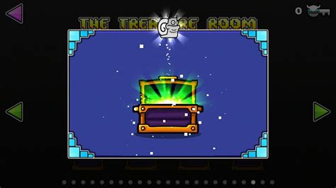 Geometry Dash All Chests From The Treasure Room Opened Youtube