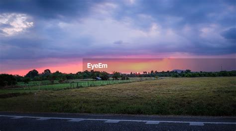 Panoramic Shot Of Field Against Sky During Id 137540774