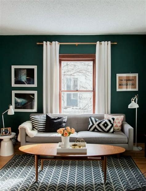 15 How To Use Dark Green In Your Living Room Livingroomideas