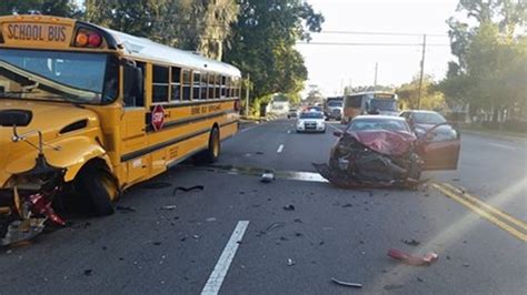 School bus involved in Westside crash