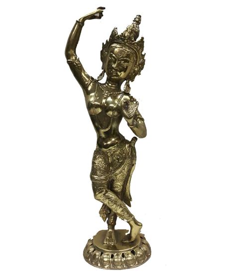 Indian Arts Museum Golden Brass Tara Buddha Dancing Brass Statue Buy Indian Arts Museum Golden