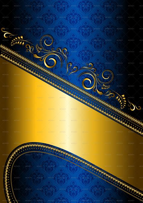 60 Blue And Gold Backgrounds Wallpapersafari