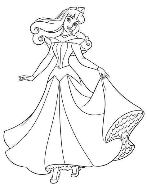 Kumpulan Gambar Mewarnai Princess Putri Cantik Dari Walt Disney